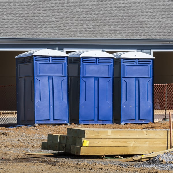 are there any restrictions on where i can place the porta potties during my rental period in Platina CA